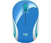 Logitech, Logitech M187 Funk-Maus Optisch Blau, Logitech M187 Maus Funk Optisch Blau 3 Tasten 1000 dpi
