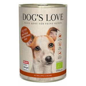 Dog's Love, Dog's Love Nassfutter Menü 100% BIO Rind mit Reis, Apfel und Zucchini, Dog's Love Nassfutter Menü 100% BIO Rind mit Reis, Apfel und Zucchini - Beige -