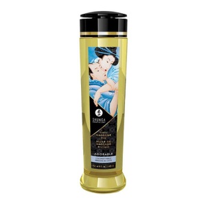 Shunga, Erotic Massage Oil, Shunga Adorable Massageöl, Kokosnuss, Transparent, 240 Ml - Amorana