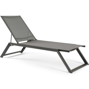 mutoni lifestyle, Gartenliege Kaylan anthrazit, Gartenliege Kaylan anthrazit