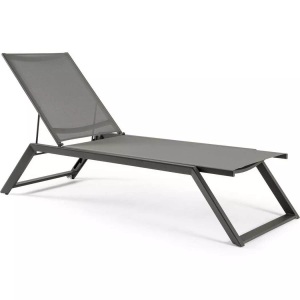 mutoni lifestyle, Gartenliege Kaylan anthrazit, Gartenliege Kaylan anthrazit