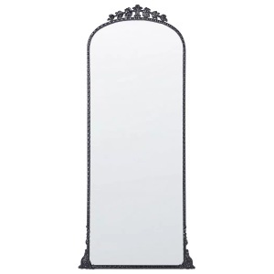 Beliani, Wandspiegel aus Eisen Glamourös LIVRY Wandspiegel aus Eisen Glamourös LIVRY, Beliani - Wandspiegel aus Eisen Glamourös LIVRY, 51cm, Schwarz