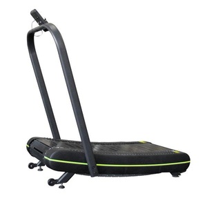 Gladiatorfit, Laufband Aus Gebogenem / Gekrümmtem Stahl Ohne Motor Unisex Schwarz ONE SIZE