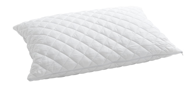 Billerbeck, billerbeck - Kopfkissen SOPHIE - weiss - Baumwolle - 65cm/65cm, billerbeck Naturkissen »Sophie«, Füllung: 100% Schurwolle LINDFLOCKS, in Kugelform, Bezug: Aussenhülle: 100% Baumwolle Satin, versteppt mit 100% Schurwolle Innenhülle: mit Reissverschluss, Öko-Tex Standard 100, (1 St.)
