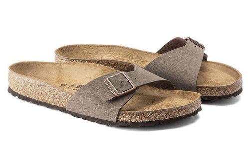Birkenstock, Birkenstock Pantolette »Madrid«, Pantolette Madrid Birkenstock beige Größe: 36