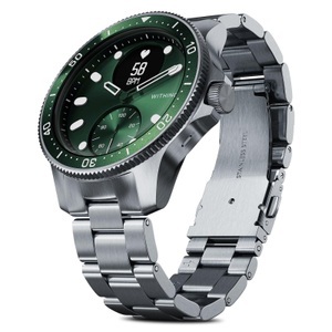 Withings, ScanWatch Horizon 43mm Smartwatch, Withings - ScanWatch Horizon 43mm Grün, One Size, Dunkelgrün
