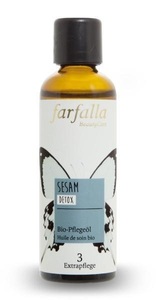 Farfalla, FARFALLA Bio-Pflegeöl Sesam 75 ml, Farfalla Sesam Detox Bio Pflegeöl (75ml)