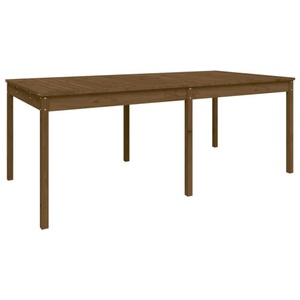 vidaXL, vidaXL Gartentisch Honigbraun 203,5x100x76 cm Massivholz Kiefer
