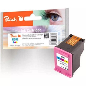 Peach, Peach Druckkopf color kompatibel zu HP No. 302, F6U65AE, Peach HP 302 c Druckkopf col ersetzt HP No. 302 c, F6U65AE für z.B. HP Envy 4524 e-All-in-One, HP OfficeJet 3830, HP Envy 4520 e-All-in-One