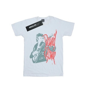 David Bowie, Mono Guitar Tshirt Jungen Weiss 128