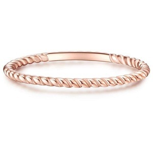 Glanzstücke München, Ring Sterling Silber rosévergoldet, Glanzstücke München - Ring, 52, Goldrosa