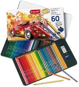 Bruynzeel, BRUYNZEEL Farbstifteset Kids 60312904 60 Farben Metalletui, Bruynzeel Farbstifteset Kids, 60312904, (60 Farben, Metalletui)