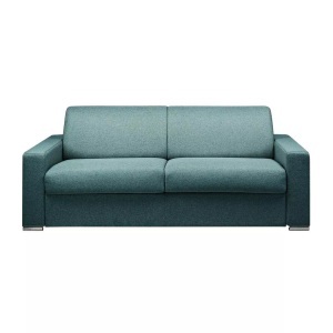 LINEA SOFA, LINEA SOFA - Schlafsofa 4Sitzer Stoff CALITO  Liegefläche Matratzen, One Size, Blau