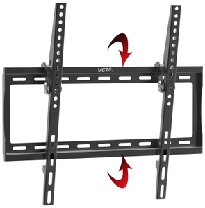 MID.YOU, MID.YOU Tv-wandhalter , B-Fn 400 , Schwarz , Metall , 46x42x3 cm , 000657020201, VCM - Universal TV Halterung | VESA Wandhalterung Halter Fernsehhalter flach neigbar Belastbarkeit bis zu 25kg B-FN 400, Schwarz, 45cm