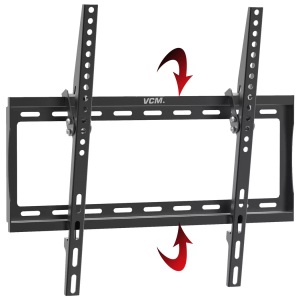 MID.YOU, MID.YOU Tv-wandhalter , B-Fn 400 , Schwarz , Metall , 46x42x3 cm , 000657020201, VCM - Universal TV Halterung | VESA Wandhalterung Halter Fernsehhalter flach neigbar Belastbarkeit bis zu 25kg B-FN 400, Schwarz, 45cm