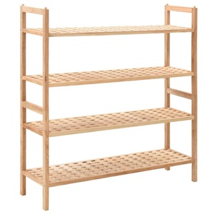 Diverse Hardware, Schuhregal Walnussholz Massiv 69x26x81 cm
