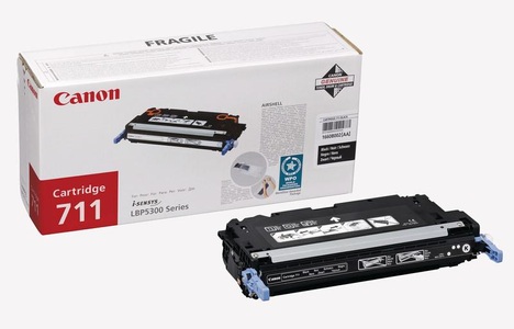 Canon, Original Tonerpatrone schwarz Canon 711 bk, Canon Toner, schwarz, 711, 1660B002, (6'000 Seiten)