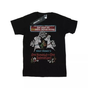Disney, 101 Dalmatians Retro Poster Tshirt Unisex Schwarz 128, Disney - 101 Dalmatians TShirt, 128, Schwarz