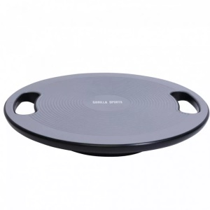 Gorilla sports, Gorilla Sports - Balance Pad with handels - Schwarz, Dunkelgrau, Gorilla Sports - Balance Board, One Size, Schwarz