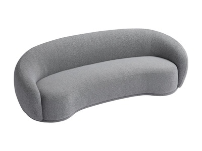 Pascal Morabito, Sofa 3-Sitzer - Bouclé-Stoff - Grau - BOVANA von Pascal Morabito Sofa 3-Sitzer - Bouclé-Stoff - Grau - BOVANA von Pascal Morabito, PASCAL MORABITO - Sofa 3-Sitzer - Bouclé-Stoff - Grau - BOVANA von One Size