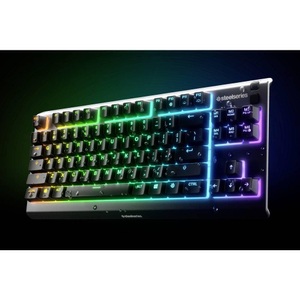 Steelseries, Steelseries Apex 3 TKL Kabelgebunden Gaming-Tastatur Beleuchtet Deutsch, QWERTZ Schwarz, STEELSERIES APEX 3 TKL (DE Layout), Gaming Tastatur, Kabelgebunden, Schwarz