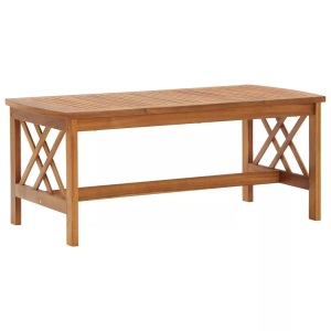 vidaXL, vidaXL Couchtisch 102x50x43 cm Massivholz Akazie, vidaXL Couchtisch 102x50x43 cm Massivholz Akazie