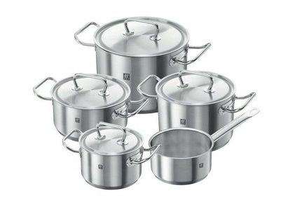 Zwilling Kitchen, 1x Twin Classic Kochgeschirrset 5-tlg. (STD), 5tlg Twin Classic Kochgeschirrset