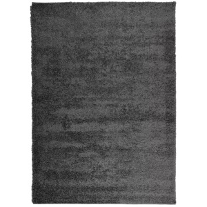 vidaXL, vidaXL Teppich Shaggy Hochflor Modern Anthrazit 200x280 cm
