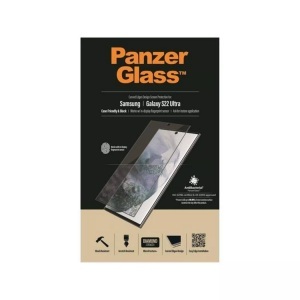 undefined, PanzerGlass 7295 Displayschutzfolie für Mobiltelefone Samsung, PanzerGlass Displayschutzglas »E2E Samsung Galaxy S22 Ultra Antibakteriel«, (1 St.)