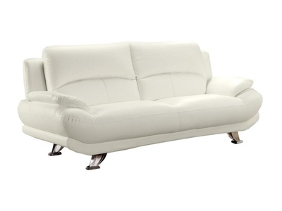 Vente-unique, Sofa 3Sitzer MUSKO Elfenbeinfarben Sofa 3Sitzer MUSKO Elfenbeinfarben