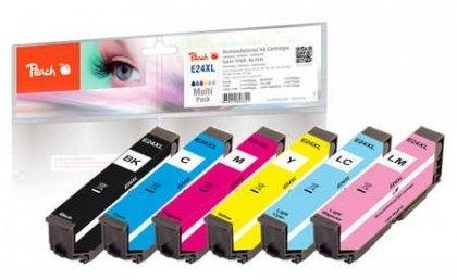 Peach, Peach Patrone Epson Photo Nr. 24XL MultiPack Retail Comp., Tinte Spar Pack PI200-293