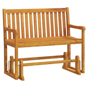 vidaXL, vidaXL Garten-Schaukelbank 110 cm Massivholz Akazie, vidaXL Garten-Schaukelbank 110 cm Massivholz Akazie