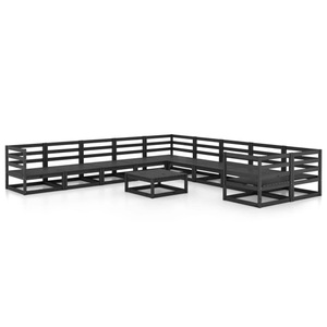 vidaXL, vidaXL 11-tlg. Garten-Lounge-Set Massivholz Kiefer, vidaXL 11-tlg. Garten-Lounge-Set Massivholz Kiefer