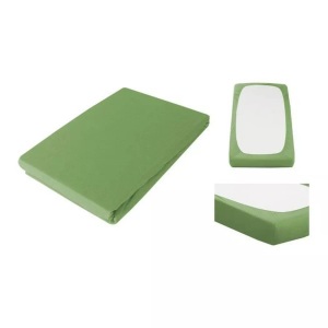 Living Home, Topper Elastic Jersey Fixleintuch Topper Topper Elastic Jersey Fixleintuch Topper, Jersey Olive