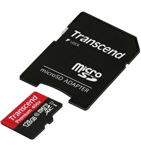 Transcend, Transcend Premium 400x microSDXC-Karte 128 GB Class 10, UHS-I inkl. SD-Adapter, Transcend Premium microSDXC-Karte Industrial 128 GB Class 10, UHS-I inkl. SD-Adapter