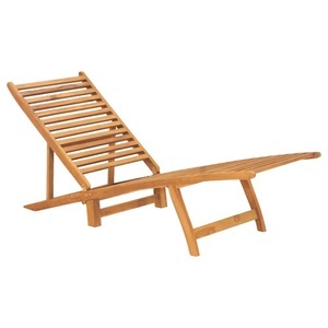 vidaXL, vidaXL Sonnenliege Massivholz Teak, vidaXL Sonnenliege Massivholz Teak