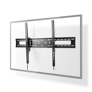 Nedis, Neigbare TV-Wandhalterung | 60-100" | Maximal unterstütztes Gewicht des Bildschirms: 75kg | Neigbar: 5° | Minimaler Wandabstand: 85mm | Stahl | Schwarz