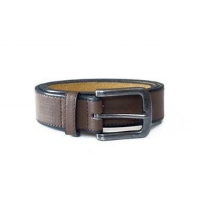 DUKE CLOTHING, Duke Clothing Synthetikgürtel »Herren Gürtel Avant mit brünierten Kanten, King Size«, Duke - Gürtel D555 Avant, Brüniert, Geklebtes Leder, für Herren, Braun, Größe 36