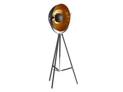INSIDEART, Stehleuchte Tripod Metall Movie Gold Stehleuchte Tripod Metall Movie Gold, 