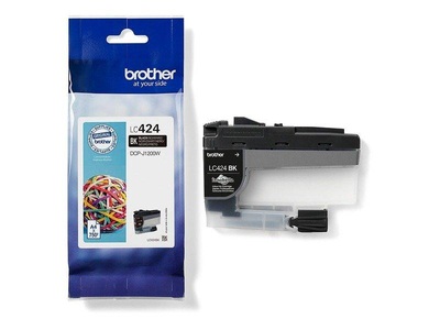 undefined, Brother LC-424BK Druckerpatrone 1 Stück(e) Original Schwarz, Brother Tintenpatrone, schwarz, LC-424BK, (750 Seiten)