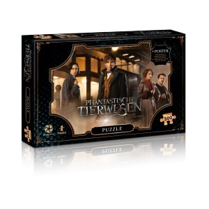 WINNING MOVES, Winning Moves Phantastische Tierwesen und wo sie zu finden sind - Puzzle, Winning Moves - Puzzle Rätsel Sprachunabhängige Phantastische Tierwesen 500 pcs