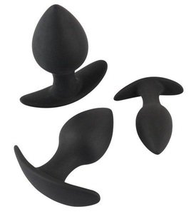 Black Velvets, 3-teiliges Analplug-Set, 3-teiliges Analplug-Set