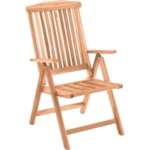 Mobilia, Mobilia - Gartensessel Teak - natur, Garten Klappstuhl Teak