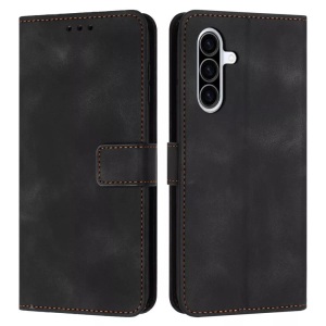 Cover-Discount, Cover-Discount - Galaxy A36 5G / A56 5G ? Wildleder Look Etui im Vintage Design, Schwarz