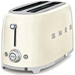SMEG, SMEG 50's Retro Style Langschlitztoaster 2 Scheiben crème, SMEG Langschlitz-Toaster TSF02CREU Crème