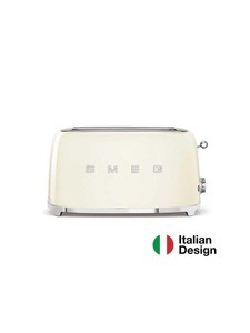 SMEG, SMEG 50's Retro Style Langschlitztoaster 2 Scheiben crème, SMEG Langschlitz-Toaster TSF02CREU Crème