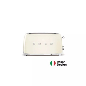 SMEG, SMEG 50's Retro Style Langschlitztoaster 2 Scheiben crème, SMEG Langschlitz-Toaster TSF02CREU Crème