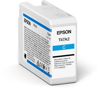 Epson, Epson Tintenpatrone T47A200 cyan, Epson Tintenpatrone, blau, SureColor SC-P900, T47A200, (50ml)
