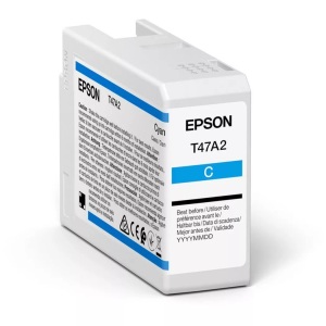 Epson, Epson Tintenpatrone T47A200 cyan, Epson Tintenpatrone, blau, SureColor SC-P900, T47A200, (50ml)