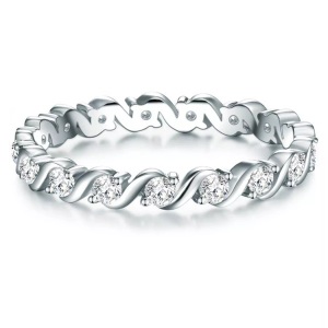 Tresor 1934, Damen Ring Damen Silber 55, Trilani - Ring, 55, Silber